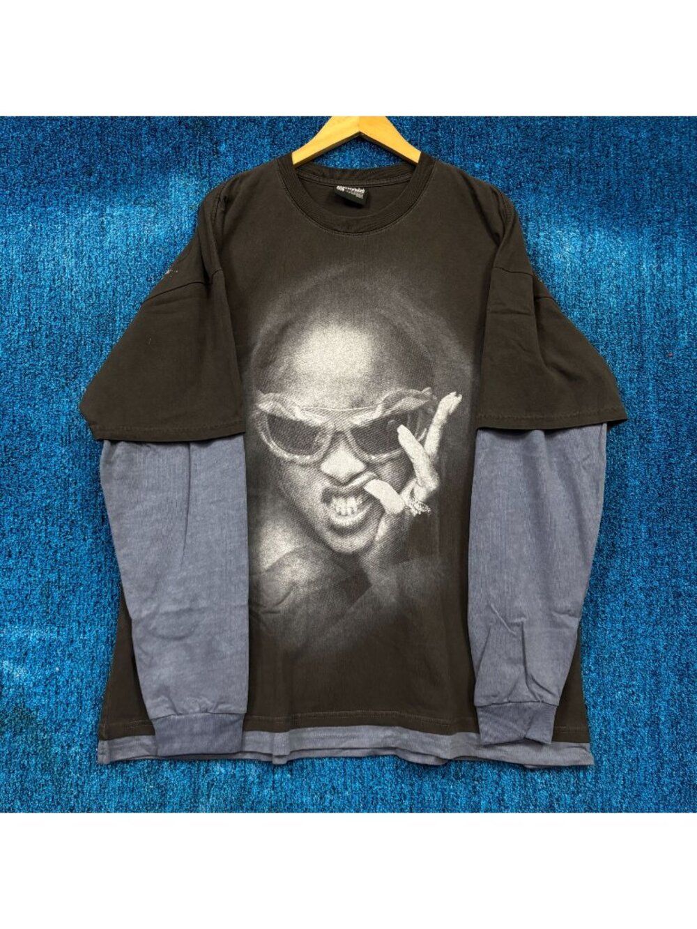 Rihanna Since 2005 R20 Oversized Pop Layered Long Sleeve 2XL